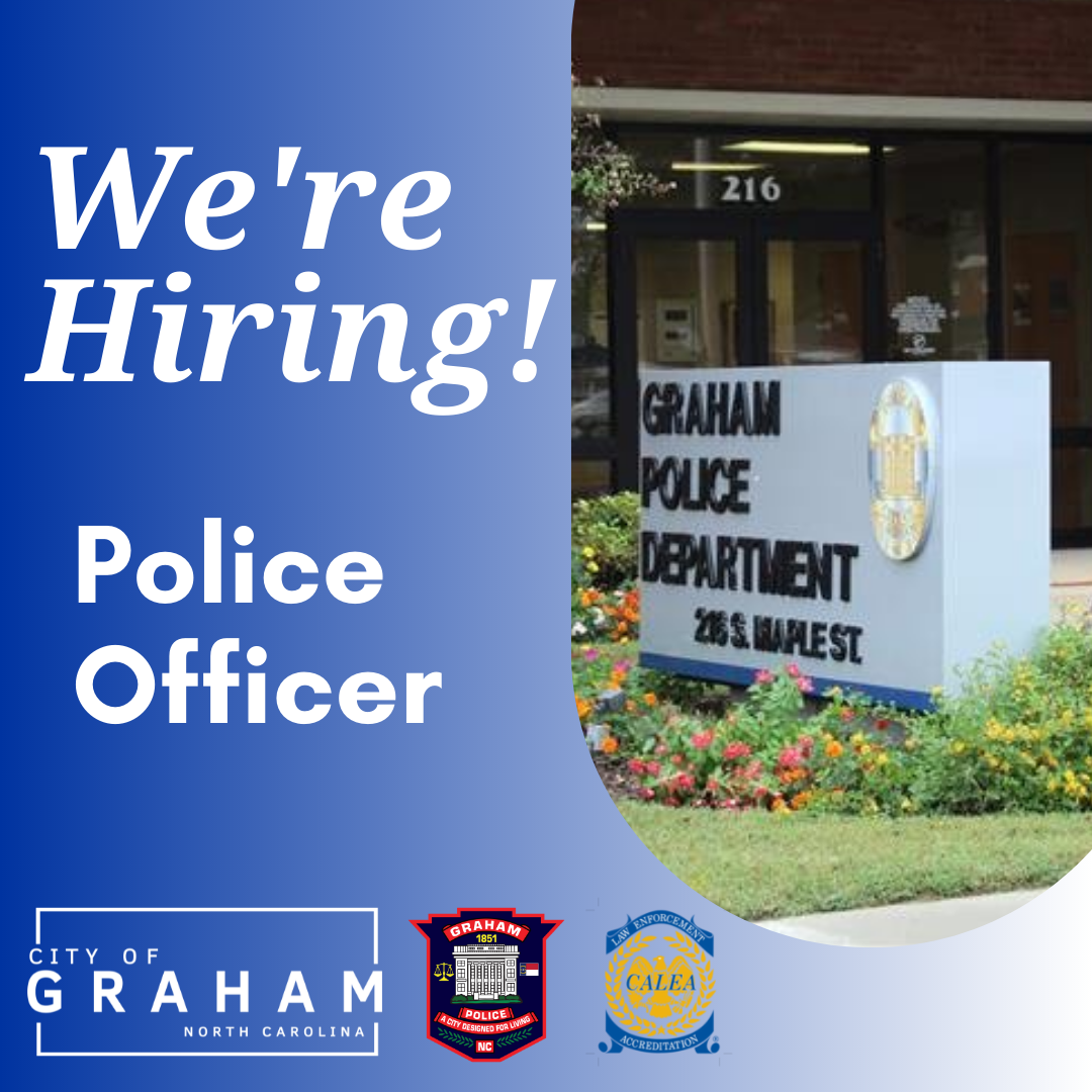Job Openings Graham Police Department United Way of Alamance County